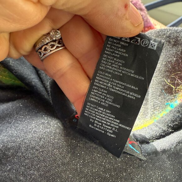 Custo Barcelona Colorful Y2K Patchwork Sleeveless Dress Metallic 36 - Picture 9 of 9